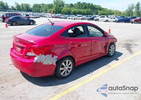 2012 Hyundai Accent Gls from USA, damaged, VIN KMHCU4AE3CU118264